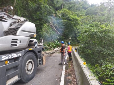 定期之轄區步道及林道巡檢工作